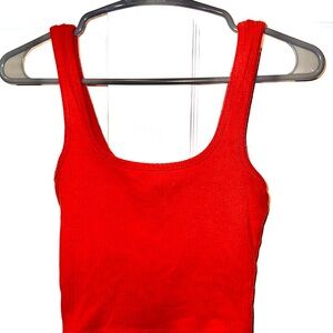 Salmon/Peach Sleeveless Women's Top-Destined X-Small